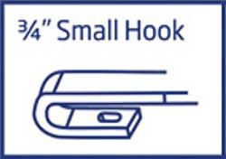 three quarter small hook